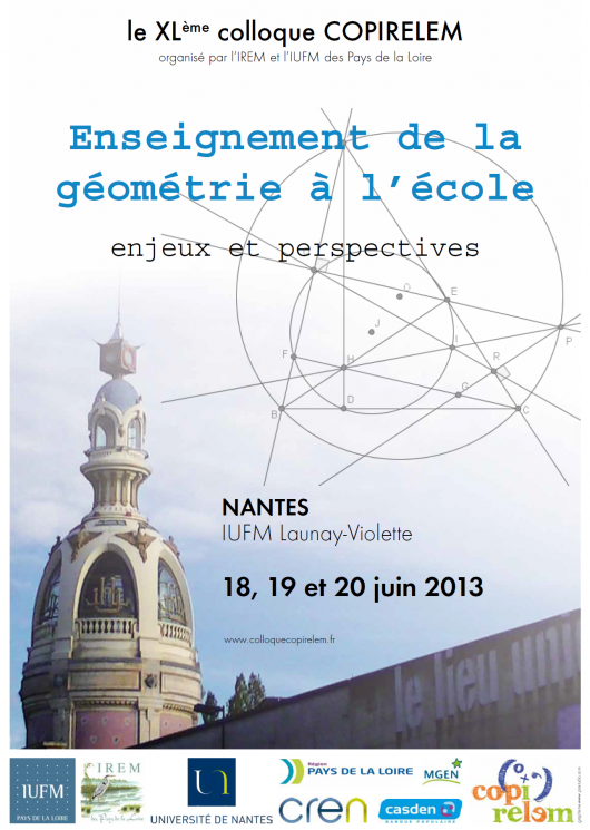 Actes du colloque de  Nantes (version numérique)