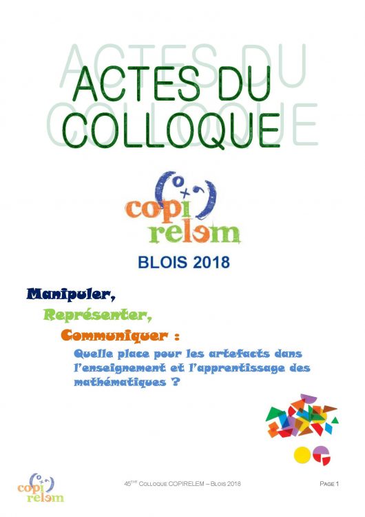 Actes du colloque de Blois (version numérique)