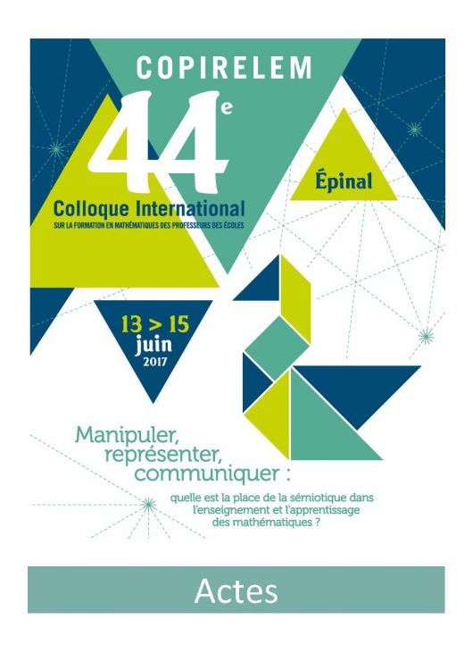 Actes du colloque de Epinal (version numérique)