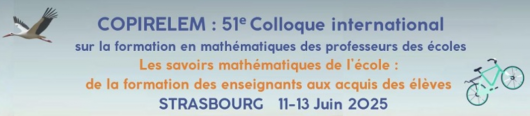 Inscription colloque COPIRELEM Strasbourg 2025